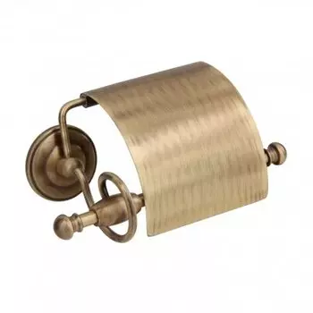 Бумагодержатель с крышкой "Vesta" бронза