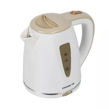 Чайник электрический Polaris PWK1038C 1200Вт бело-бежевый