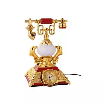 Часы-будильник со светильником «Ретро-телефон»