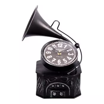 Часы настольные "Граммофон" 21*17*35см