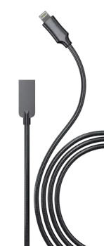 Дата-Кабель Red Line Flex USB - Lightning, черный
