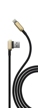 Дата-Кабель Red Line Loop USB - Lightning, черный
