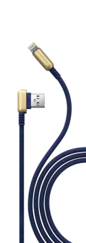 Дата-Кабель Red Line Loop USB - Lightning, синий