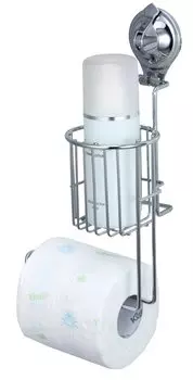 Держатель туалетной бумаги и освежителя воздуха на присоске Fora "TRIUMF" (Фора)