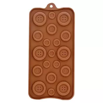 Форма для шоколадных конфет «Пуговицы»