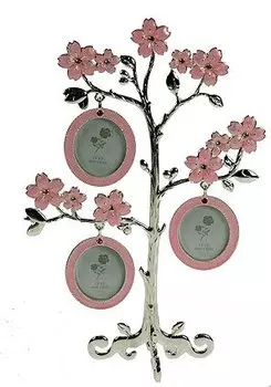 Фоторамка-дерево на 3 фото 16*8*23см