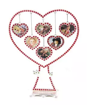 Фоторамка-дерево "Сердце" на 6 фото 24*9*20см