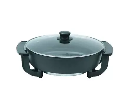 Эл.сковорода Добрыня 1350Вт, D30см, 7см глубина