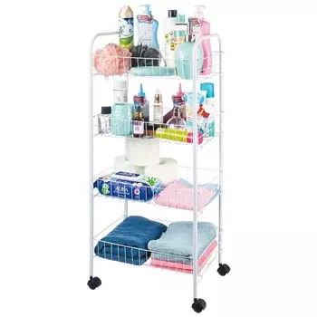 Этажерка с корзинами, 4 яруса