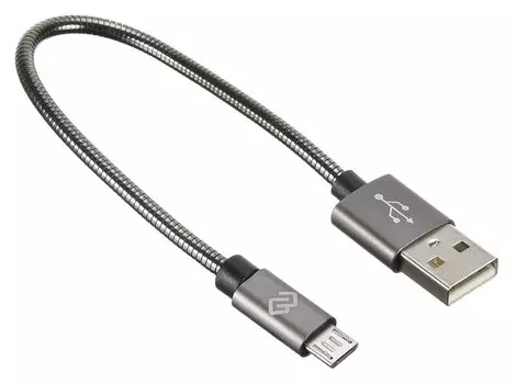 Кабель Digma USB A (m) micro USB B (m) 0.15м черный