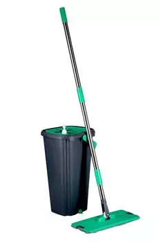 Комплект для уборки: швабра и ведро для отжима