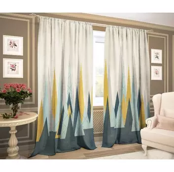 Комплект штор «Графический прием», 2 шт.