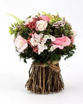 Композиция цветочная 16х16х21 см