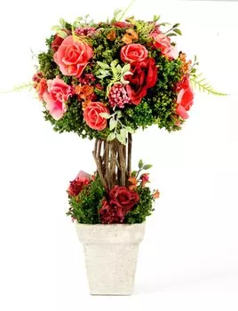 Композиция цветочная 18х18х34 см