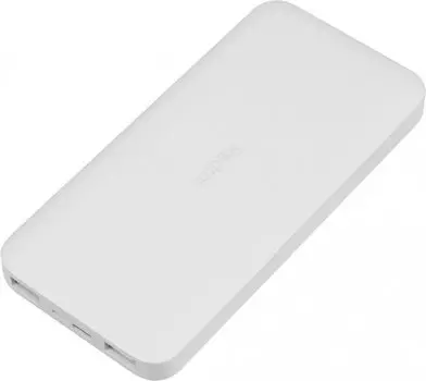 Мобильный аккумулятор Xiaomi Redmi Power Bank PB100LZM Li-Pol 10000mAh 2.4A+2.4A белый 2xUSB