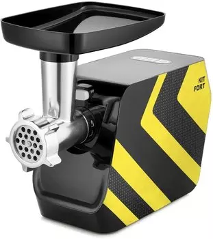 Мясорубка Kitfort КТ-2106-4 1200Вт черный/желтый