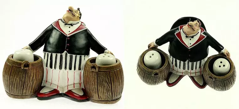 Набор для сервировки стола: солонка, перечница, подставка для салфеток 16*10*13см