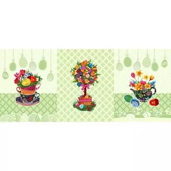 Набор полотенец ваф "Пасхальное дерево"