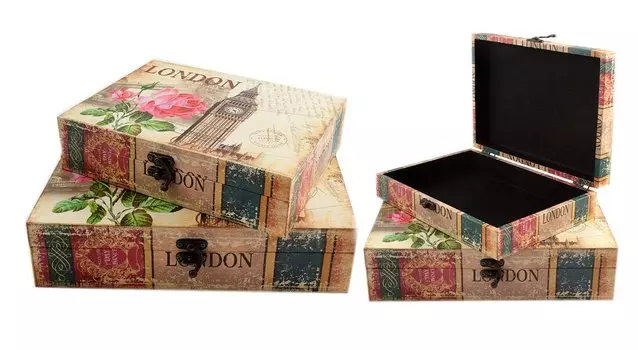 Набор шкатулок из 2-х штук 29*22*7см