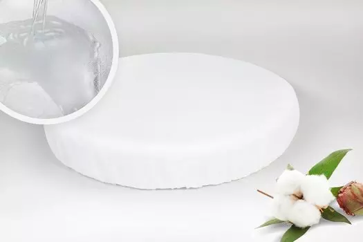 Наматрасник непромокаемый AMAROBABY WATER STOP 750х750, круг