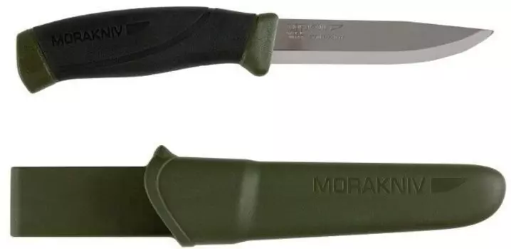 Нож Morakniv Companion MG (C) (11863) стальной разделочный лезв.104мм прямая заточка темно-зеленый