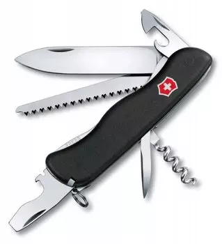 Нож перочинный Victorinox Forester (0.8363.3) 111мм 12функций черный карт.коробка