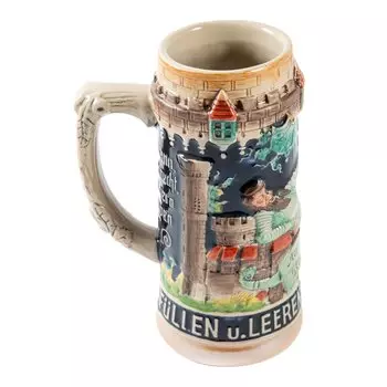 Пивная кружка коллекционная 14*9*19см, 600мл
