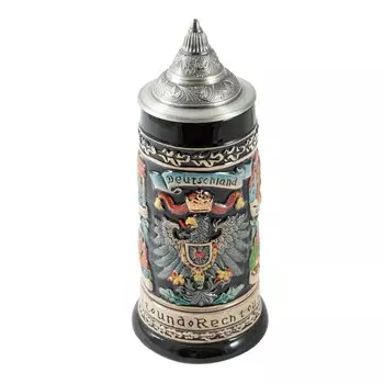 Пивная кружка коллекционная с крышкой "Германия" 8*11*20см, 750мл