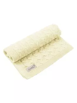 Плед детский вязаный Amarobaby Pure Love 105х75 Косичка бежевый