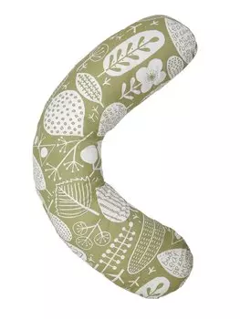 Подушка для беременных AmaroBaby 170х25 (Листья)