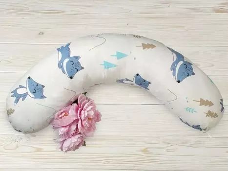 Подушка для беременных AmaroBaby 170х25 (В лесу)