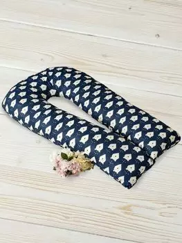 Подушка для беременных AmaroBaby U-образная 340х35 (БЕЛЫЕ МЕДВЕДИ)