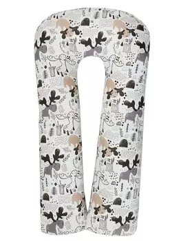 Подушка для беременных AmaroBaby U-образная 340х35 (Лосята)