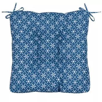 Подушка на стул Снежинки