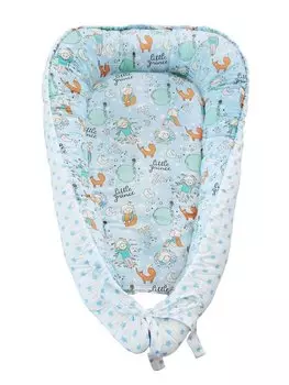 Подушка-позиционер для сна AmaroBaby кокон-гнездышко, LITTLE BABY Маленький принц