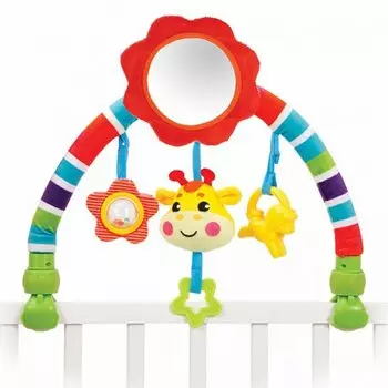 Развивающая дуга с игрушками «Жирафик»