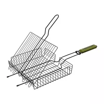 Решетка-гриль BOYSCOUT универсальная с АНТИПРИГАРНЫМ покрытием, 57(+5)x30x25x5,5 cм