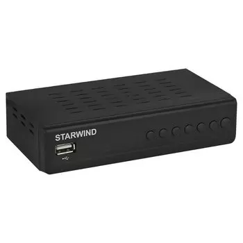 Ресивер DVB-T2 Starwind CT-280 черный