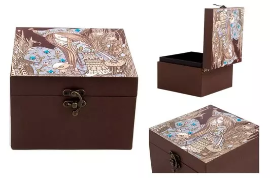 Шкатулка для хранения 15х15х10 см