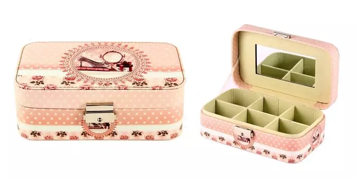 Шкатулка для ювелирных украшений 20х13х7 см