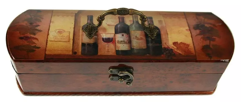 Шкатулка «Сундучок» под бутылку 36х12х10 см