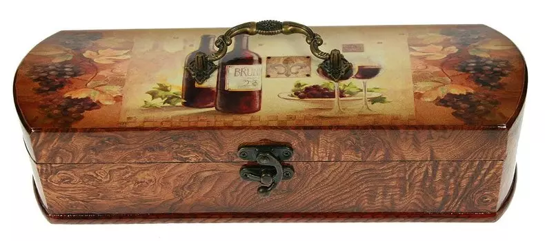 Шкатулка «Сундучок» под бутылку