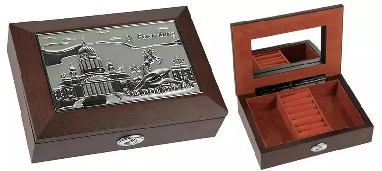 Шкатулка ювелирная MORETTO «Санкт Петербург»