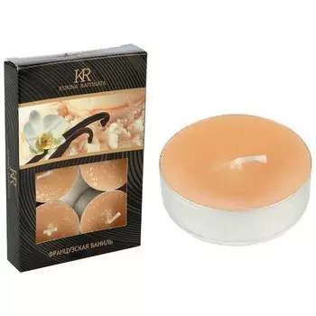 Свечи чайные аром. 6 шт."Французская ваниль"