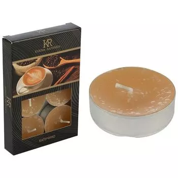 Свечи чайные аром. 6 шт. "Капучино"