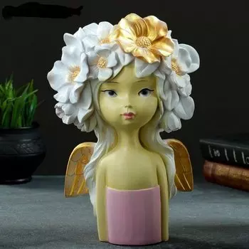 Ваза "Девочка ангелочек с бантом"