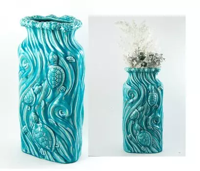 Ваза "Морские просторы" 22*16*33см