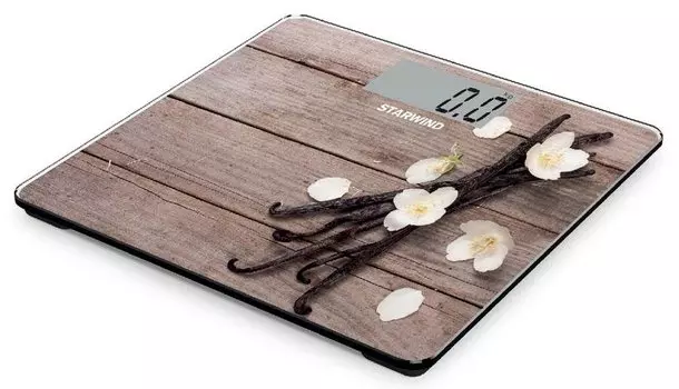 Весы напольные электронные Starwind SSP6020 макс.180кг рисунок