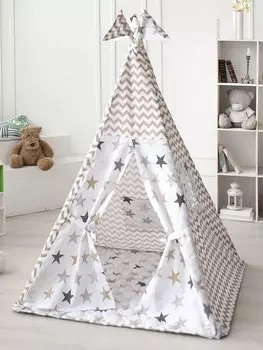 Вигвам детский AmaroBaby Holiday Звезды пэчворк