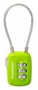 Замок Munkees Combination (3605) салатовый д.61мм ш.29мм в.14мм